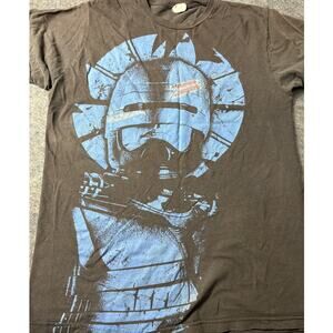 Men's Y2K Graphic T-Shirt L Robocop Converge Band Rare Print Vintage Robocon